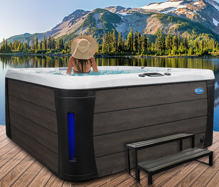 Calspas hot tub being used in a family setting - hot tubs spas for sale Seattle